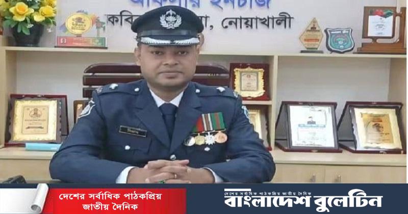 রায়পুর থানায় ফিরলেন ওসি নিজাম