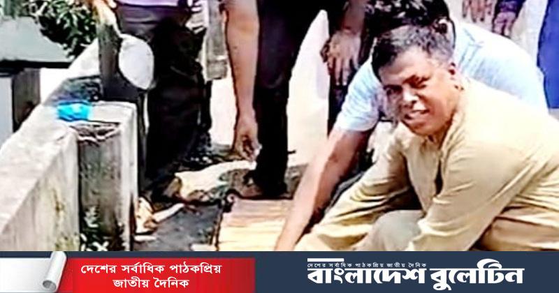 লোহাগড়া সরকারি পাইলট উচ্চ বিদ্যালয়ে মসজিদের ভিত্তিপ্রস্তর স্থাপনের উদ্বোধন