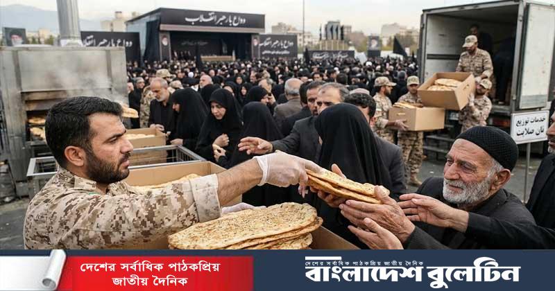 খামেনির জানাজায় অংশগ্রহণকারীদের জন্য তৈরি হচ্ছে ৫ কোটি রুটি