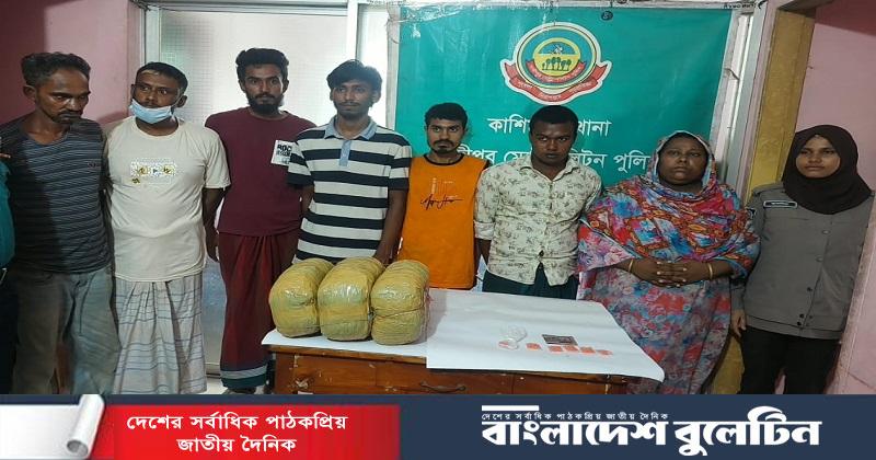 গাজীপুরে গাঁজা-ইয়াবাসহ গ্রেপ্তার-৭