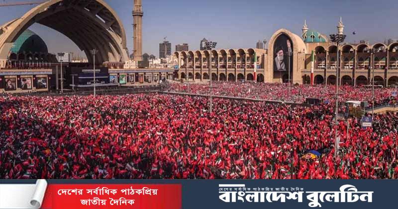 প্রতিশোধের ‘লাল শপথে’ জনসমুদ্র তেহরান