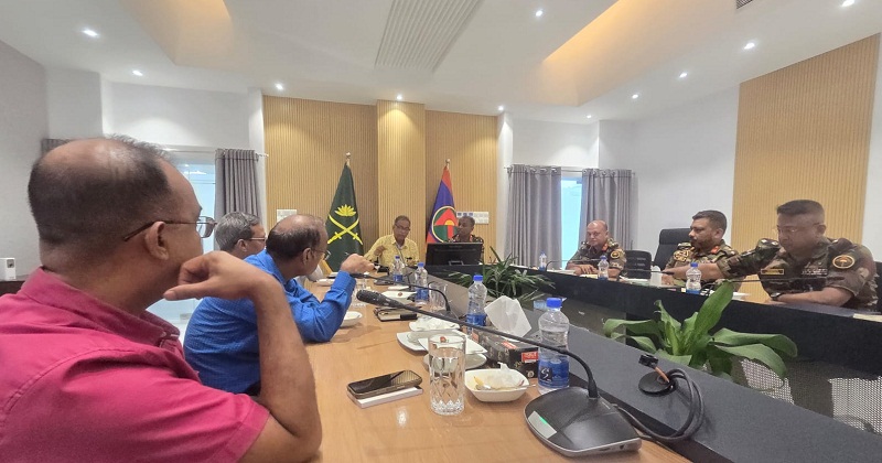 জলাবদ্ধতা নিরসনে সিডিএ–সেনাবাহিনীর জরুরি সমন্বয় সভা