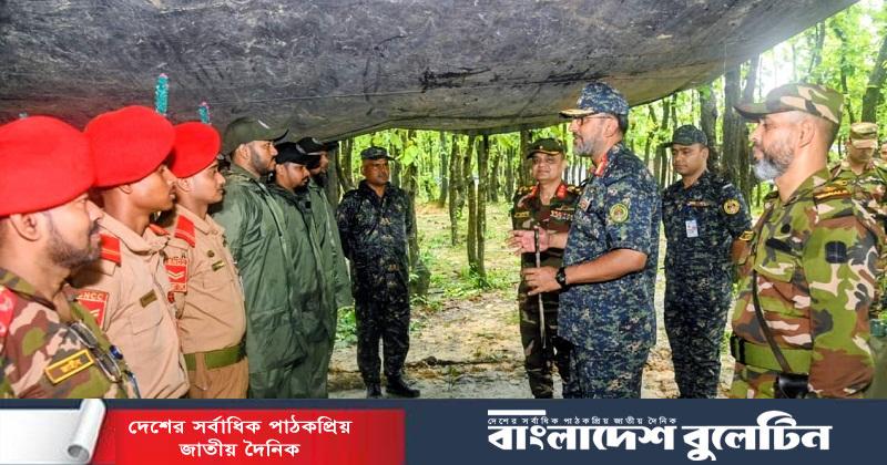 সেনাবাহিনীর গ্রীষ্মকালীন মহড়ায় আনসার-ভিডিপির অংশগ্রহণ, পরিদর্শনে মহাপরিচালক