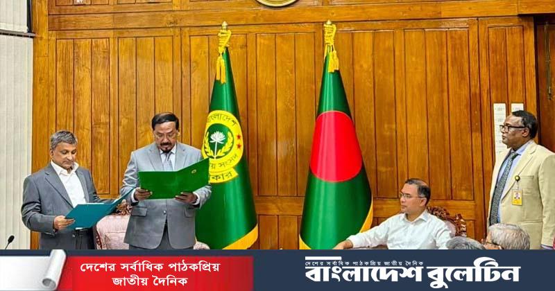 শপথ নিলেন চট্টগ্রামের এমপি সরোয়ার আলমগীর