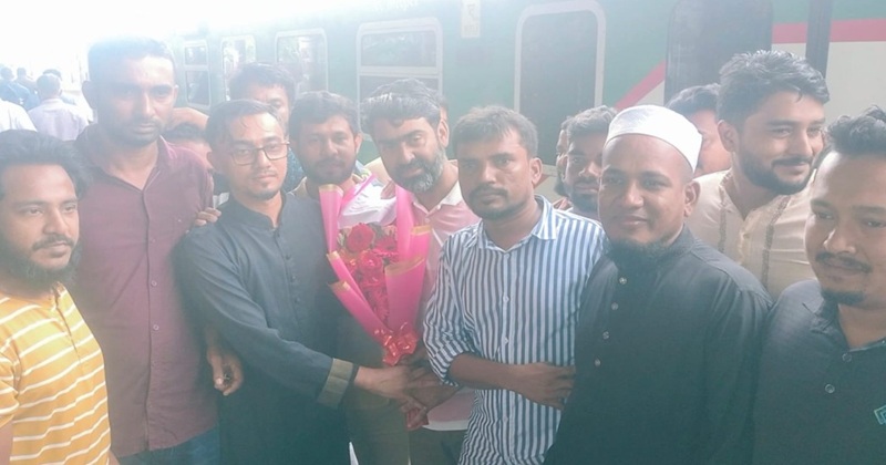 আখাউড়ায় একযুগ পর দেশে ফিরলেন প্রবাসী বিএনপি নেতা কিবরিয়া সোহেল