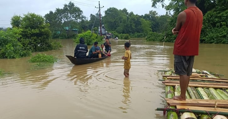 খাগড়াছড়ির বন্যায় এখনো পানিবন্দি সাড়ে ৩ হাজার পরিবার