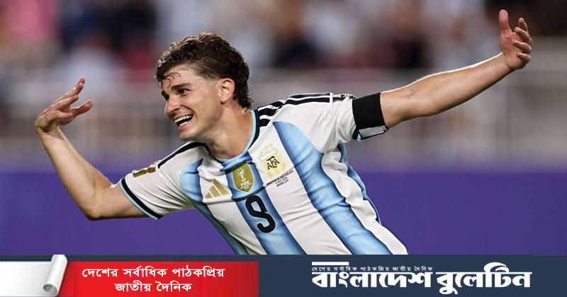 চোখধাঁধানো সেই গোলের গল্প শোনালেন আলভারেজ
