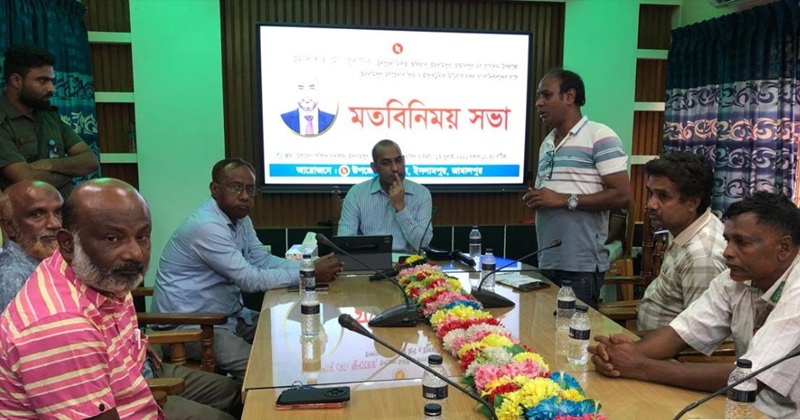 ইসলামপুরে নবাগত ইউএনওর সঙ্গে সাংবাদিকদের মতবিনিময় সভা