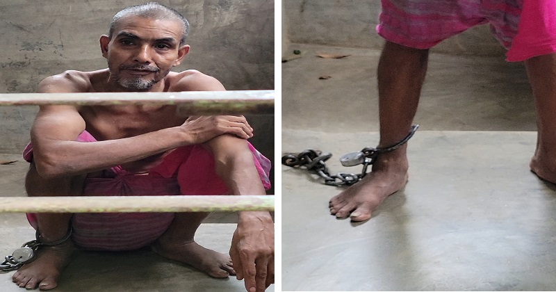 ৫ বছর শিকলবন্দি আব্দুস সালাম, নেই সুচিকিৎসা