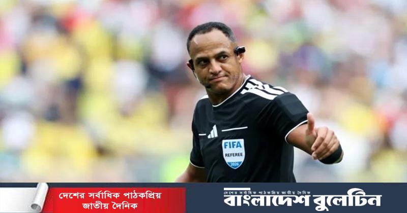 আর্জেন্টিনা-ইংল্যান্ড ম্যাচের দায়িত্বে তিন ম্যাচে ৯ কার্ড দেখানো রেফারি
