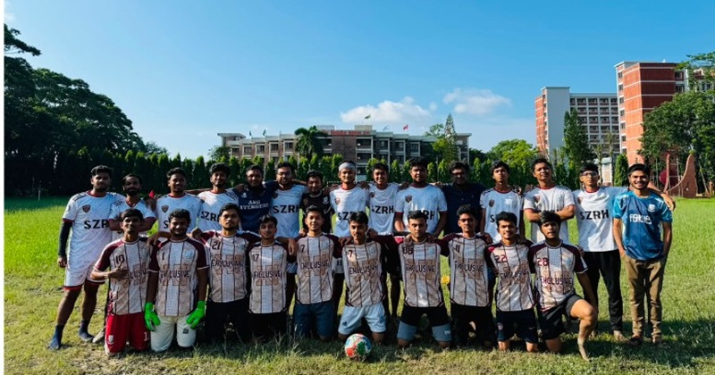 পবিপ্রবিতে শহীদ জিয়াউর রহমান হল ফুটবল টুর্নামেন্ট অনুষ্ঠিত
