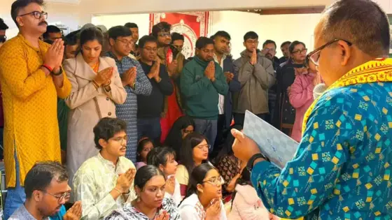 জার্মানির ডুসেলডর্ফে বাঙালিদের দুর্গোৎসব