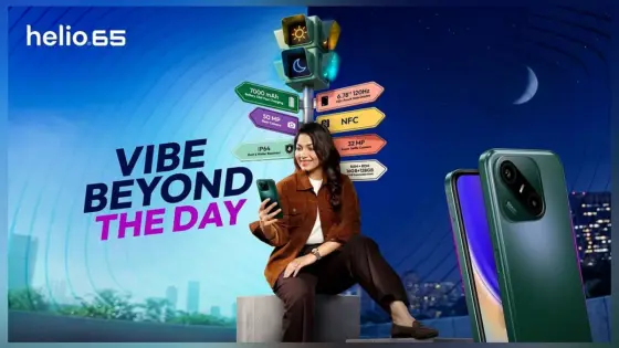 বাজারে এল ৭ হাজার মিলিঅ্যাম্পিয়ার-আওয়ার ব্যাটারির হেলিও ৬৫ ফোন