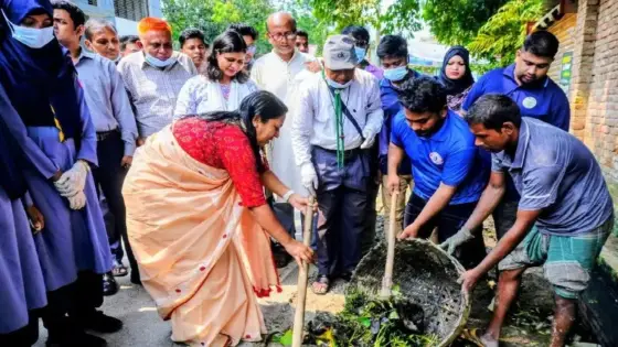 ডেঙ্গু ঠেকাতে শেরপুরে তিন মাসের পরিচ্ছন্নতা অভিযান