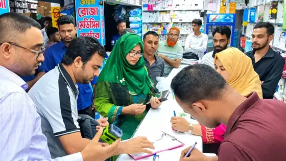মেয়াদোত্তীর্ণ ওষুধ, কালিয়াকৈরে দুই ফার্মেসিকে জরিমানা